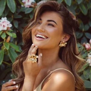 PAULIE POCKET Aloha Bloom Earrings - Gold