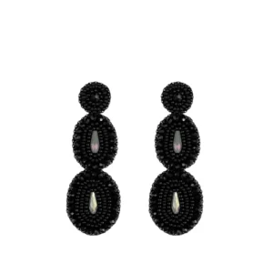 PAULIE POCKET Ella Shine Earrings - Black
