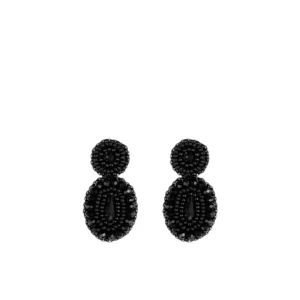 PAULIE POCKET Small Ella Shine Earrings - Black