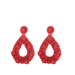 PAULIE POCKET Small Marjolina Drops Earrings - Peach